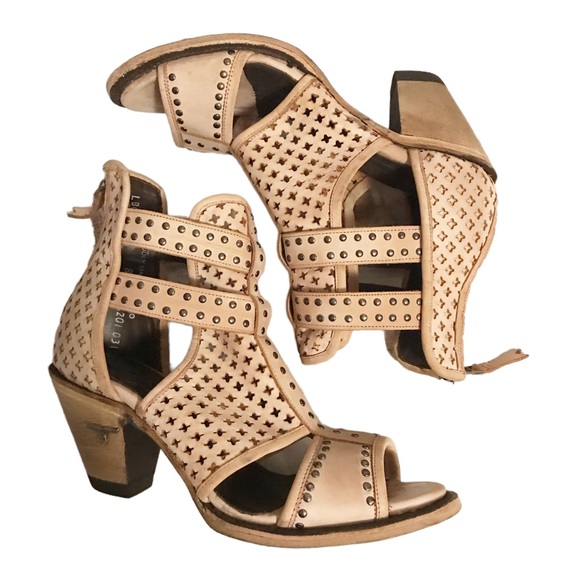 Lane Boots LB0415 leather cut out ankle boot 8M - Picture 5 of 5